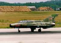 1. kép a Mikojan-Gurjevics MiG-21 típusú, 091 oldalszámú gépről.