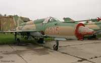 2. kép a Mikojan-Gurjevics MiG-21 típusú, 2105 oldalszámú gépről.