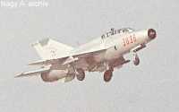 1. kép a Mikojan-Gurjevics MiG-21 típusú, 3036 oldalszámú gépről.