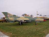 1. kép a Mikojan-Gurjevics MiG-21 típusú, 3945 oldalszámú gépről.