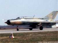 Kép a Mikojan-Gurjevics MiG-21 típusú, 509 oldalszámú gépről.