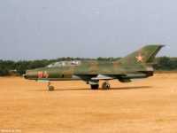 1. kép a Mikojan-Gurjevics MiG-21 típusú, 54 oldalszámú gépről.