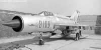 1. kép a Mikojan-Gurjevics MiG-21 típusú, 8109 oldalszámú gépről.