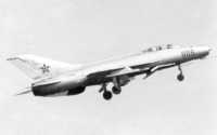 1. kép a Mikojan-Gurjevics MiG-21 típusú, 906 (1) oldalszámú gépről.