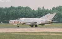 2. kép a Mikojan-Gurjevics MiG-21 típusú, 9307 oldalszámú gépről.
