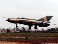 1. kép a Mikojan-Gurjevics MiG-21 típusú, 9515 oldalszámú gépről.
