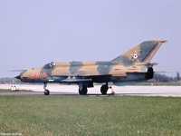 1. kép a Mikojan-Gurjevics MiG-21 típusú, 9602 oldalszámú gépről.