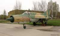 1. kép a Mikojan-Gurjevics MiG-21 típusú, 9604 oldalszámú gépről.
