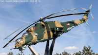 2. kép a Mil Mi-24 típusú, 005 (2) oldalszámú gépről.