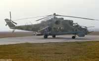 1. kép a Mil Mi-24 típusú, 008 oldalszámú gépről.