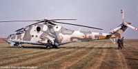 1. kép a Mil Mi-24 típusú, 104 (2) oldalszámú gépről.