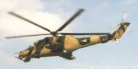 2. kép a Mil Mi-24 típusú, 105 (2) oldalszámú gépről.
