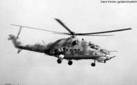 1. kép a Mil Mi-24 típusú, 108 (2) oldalszámú gépről.