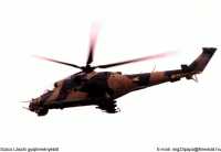 1. kép a Mil Mi-24 típusú, 116 oldalszámú gépről.