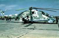 1. kép a Mil Mi-24 típusú, 717 oldalszámú gépről.