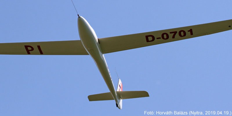 Kép a D-0701 lajstromú gépről.