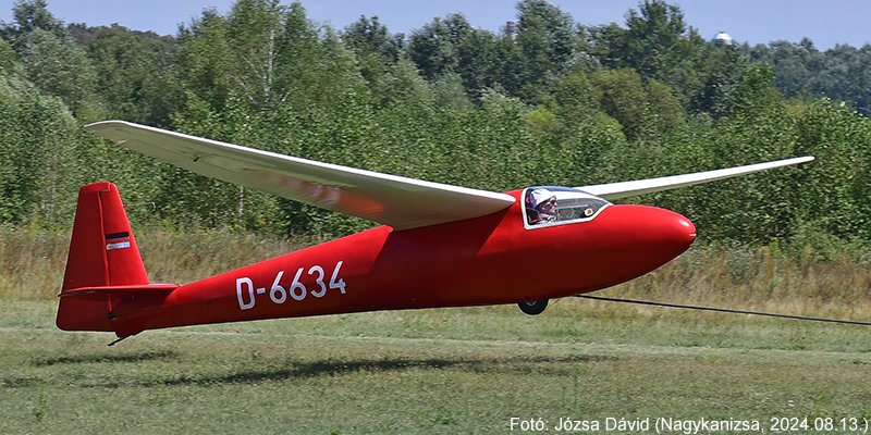 Kép a D-6634 lajstromú gépről.