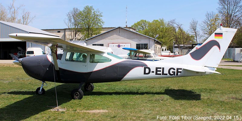 Kép a D-ELGF lajstromú gépről.