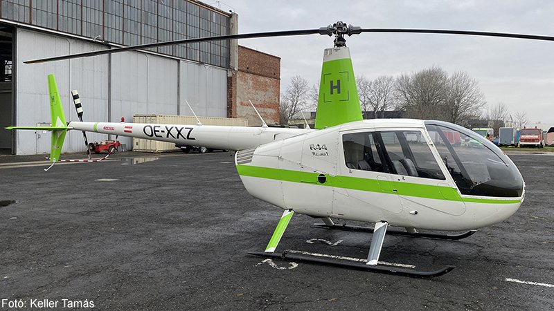 Kép a OE-XXZ (2) lajstromú gépről.