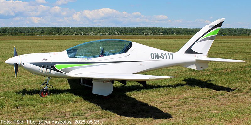 Kép a OM-S117 lajstromú gépről.