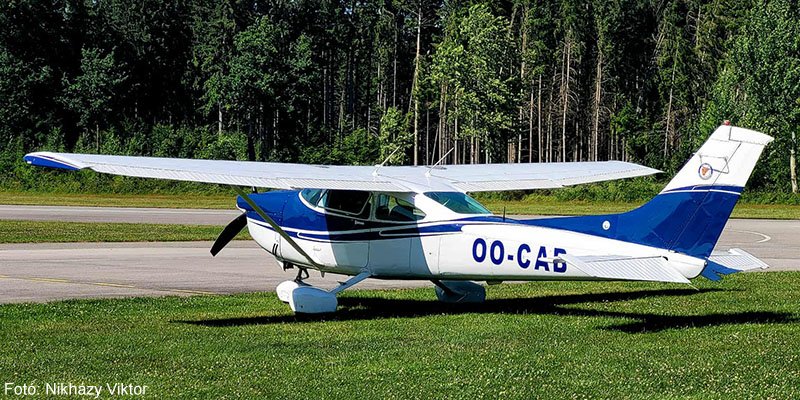 Kép a OO-CAB lajstromú gépről.