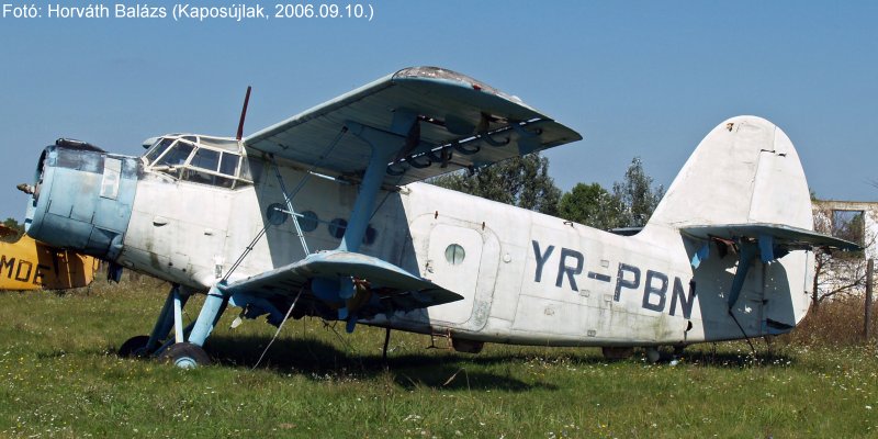 Kép a YR-PBN lajstromú gépről.