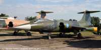 2. kép a Lockheed F-104 Starfighter típusú, német katonai 21+64 oldalszámú gépről.