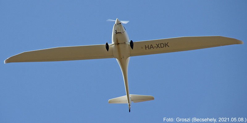 Kép a HA-XDK lajstromú gépről.