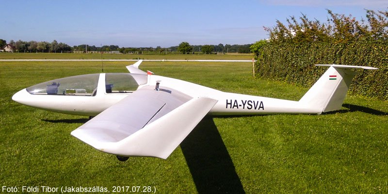 Kép a HA-YSVA lajstromú gépről.