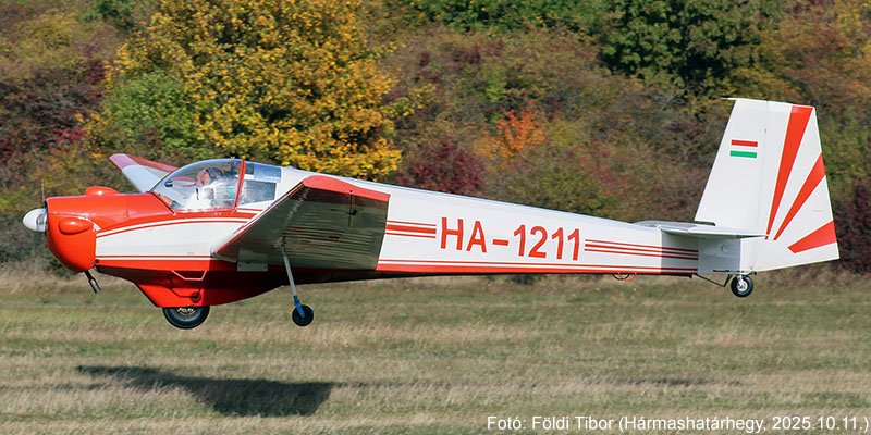 Kép a HA-1211 (2) lajstromú gépről.