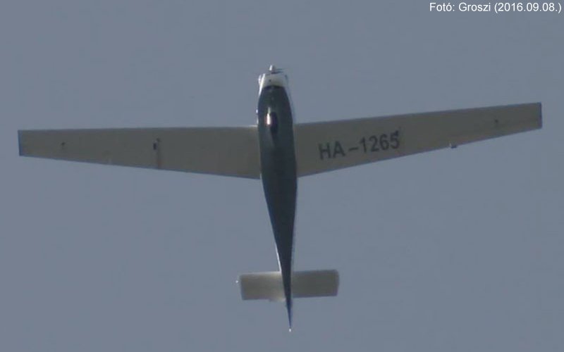 Kép a HA-1265 lajstromú gépről.