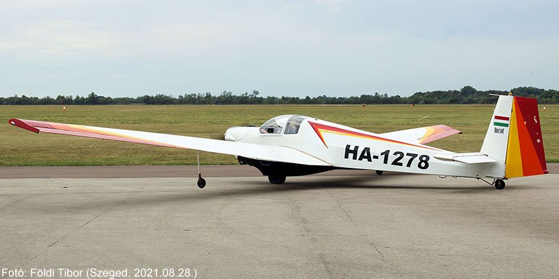 Kép a HA-1278 lajstromú gépről.