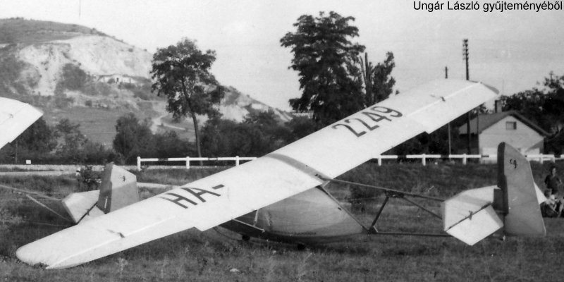 Kép a HA-2249 lajstromú gépről.