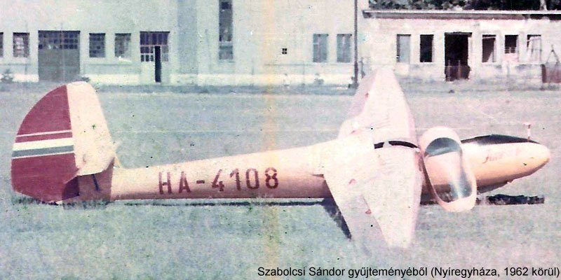 Kép a HA-4108 lajstromú gépről.