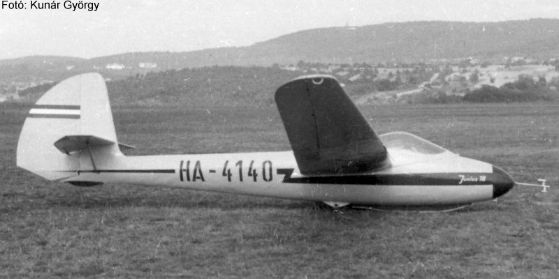 Kép a HA-4140 lajstromú gépről.