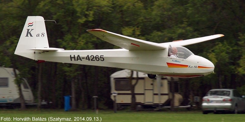 Kép a HA-4265 lajstromú gépről.