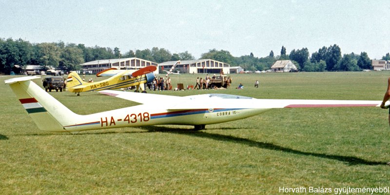 Kép a HA-4318 lajstromú gépről.