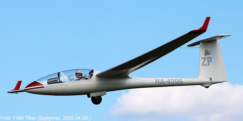 Kép a HA-4506 lajstromú gépről.