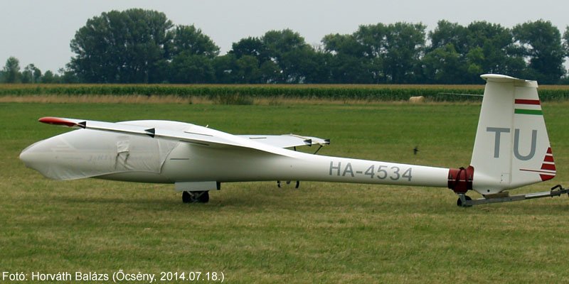 Kép a HA-4534 lajstromú gépről.