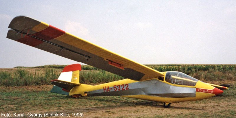 Kép a HA-5322 lajstromú gépről.